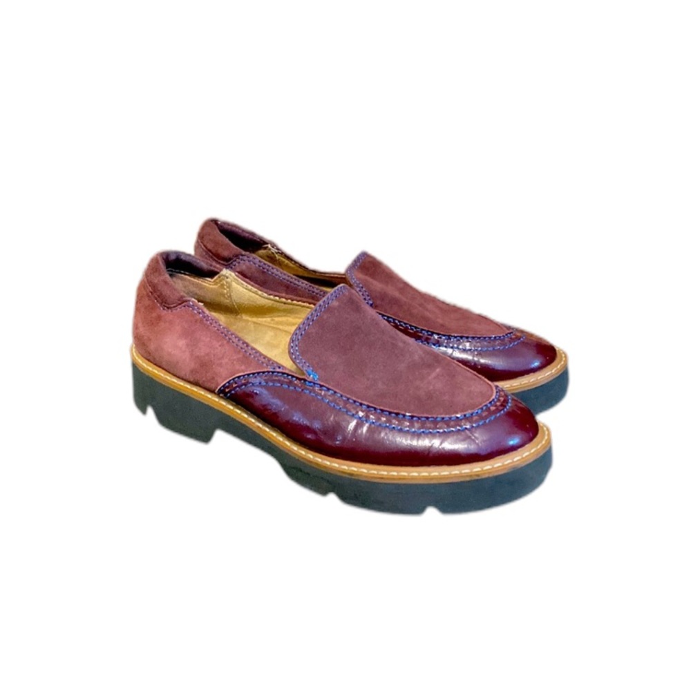 Naturalizer Burgundy Slip On Loafers